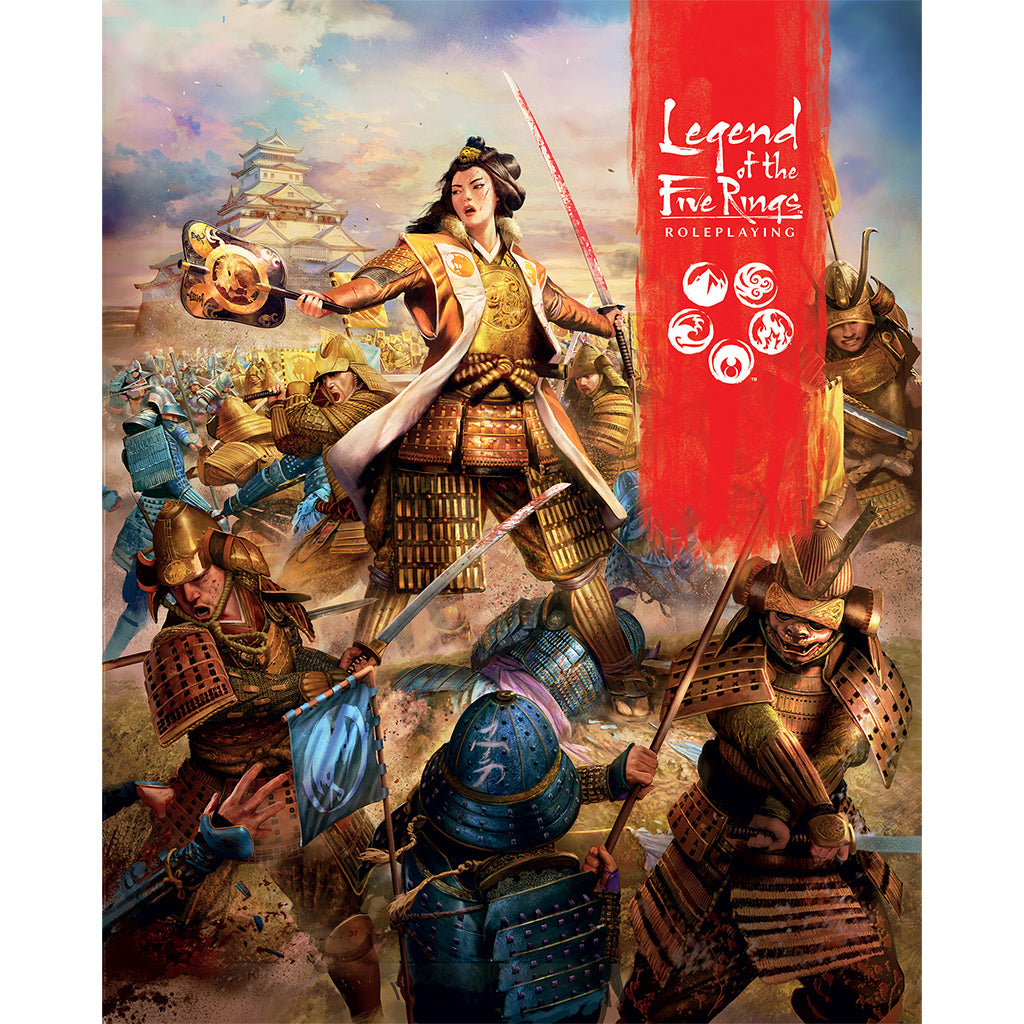 Legend of the Five Rings RPG: Fields of Victory - Fantasy Tabletop Roleplaying Game for Epic Adventures and Strategic Battles - Perfect for Game Nights and Storytelling Campaigns