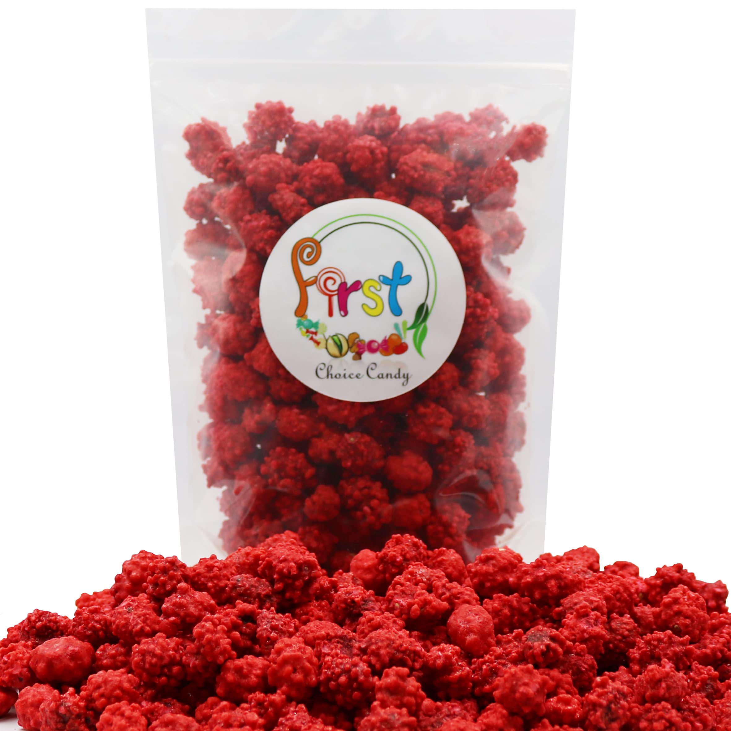 FirstChoiceCandy French Burnt Peanuts - Classic Red Old Fashioned Candy, 2 Pound Bag - Perfect for Parties, Movie Nights & Gift Baskets