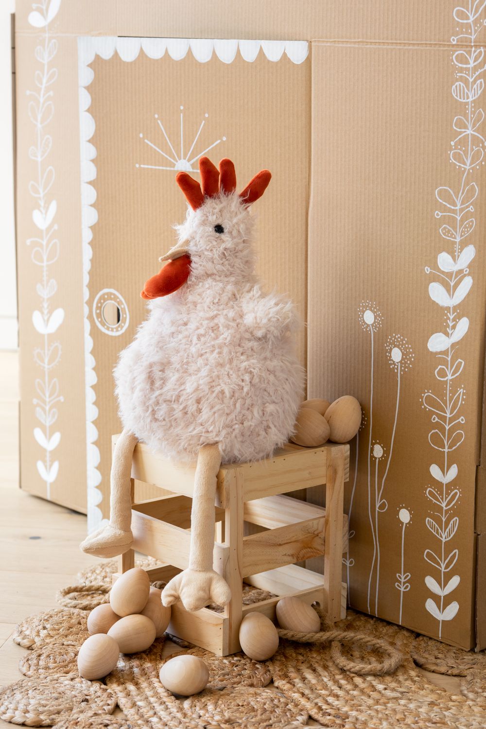 Roy The Rooster - Premium Handmade Wooden Rooster Figurine for Home Decor, Farmhouse Style, Gift Idea | Perfect for Kitchen, Living Room, or Garden Decoration