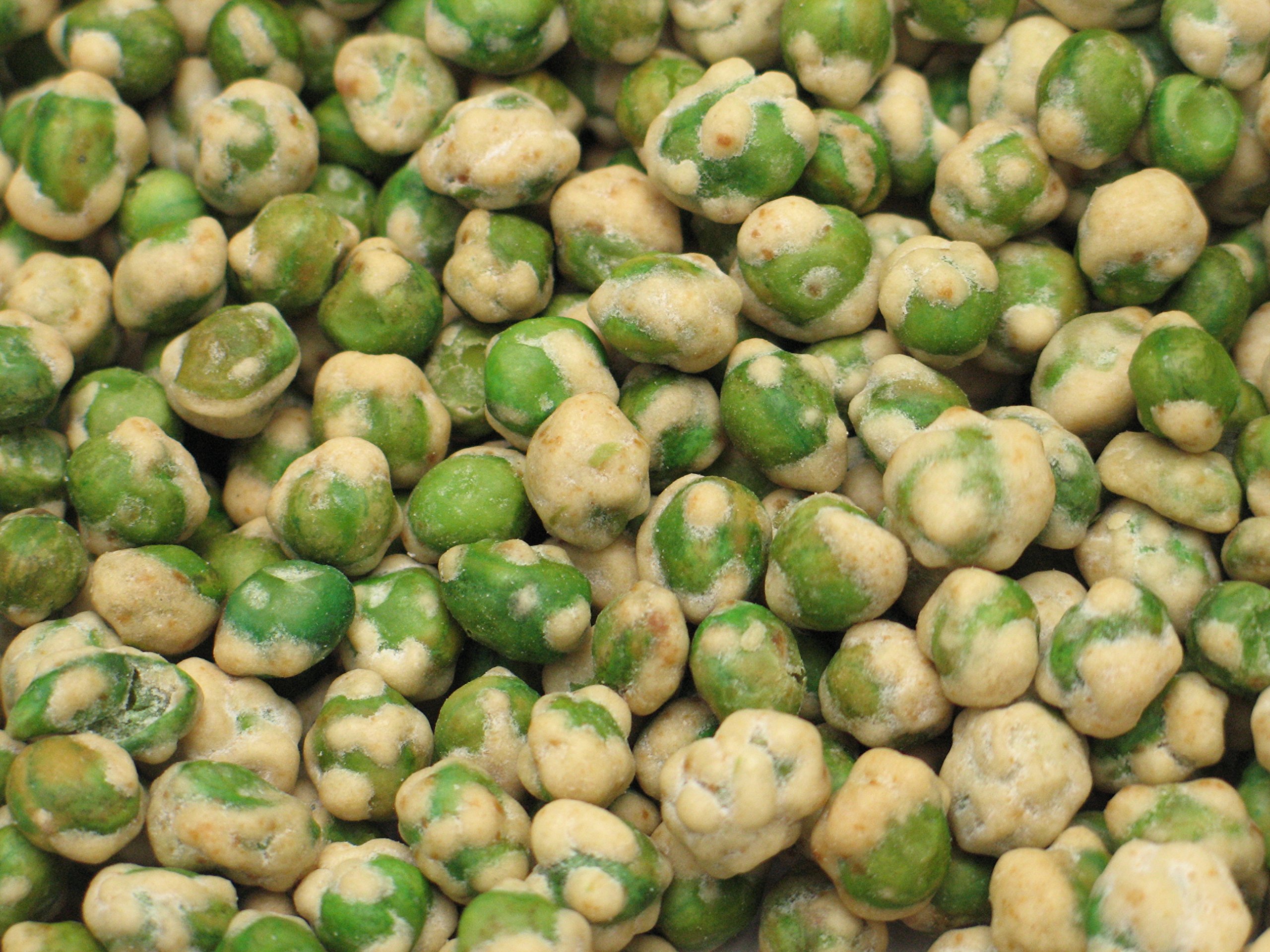 Yupik Wasabi Peas 1kg - Crunchy Spicy Vegan Snack, Kosher & Gluten-Free - Perfect for Salads, Trail Mix, Office Snacking & Healthy On-the-Go Treats