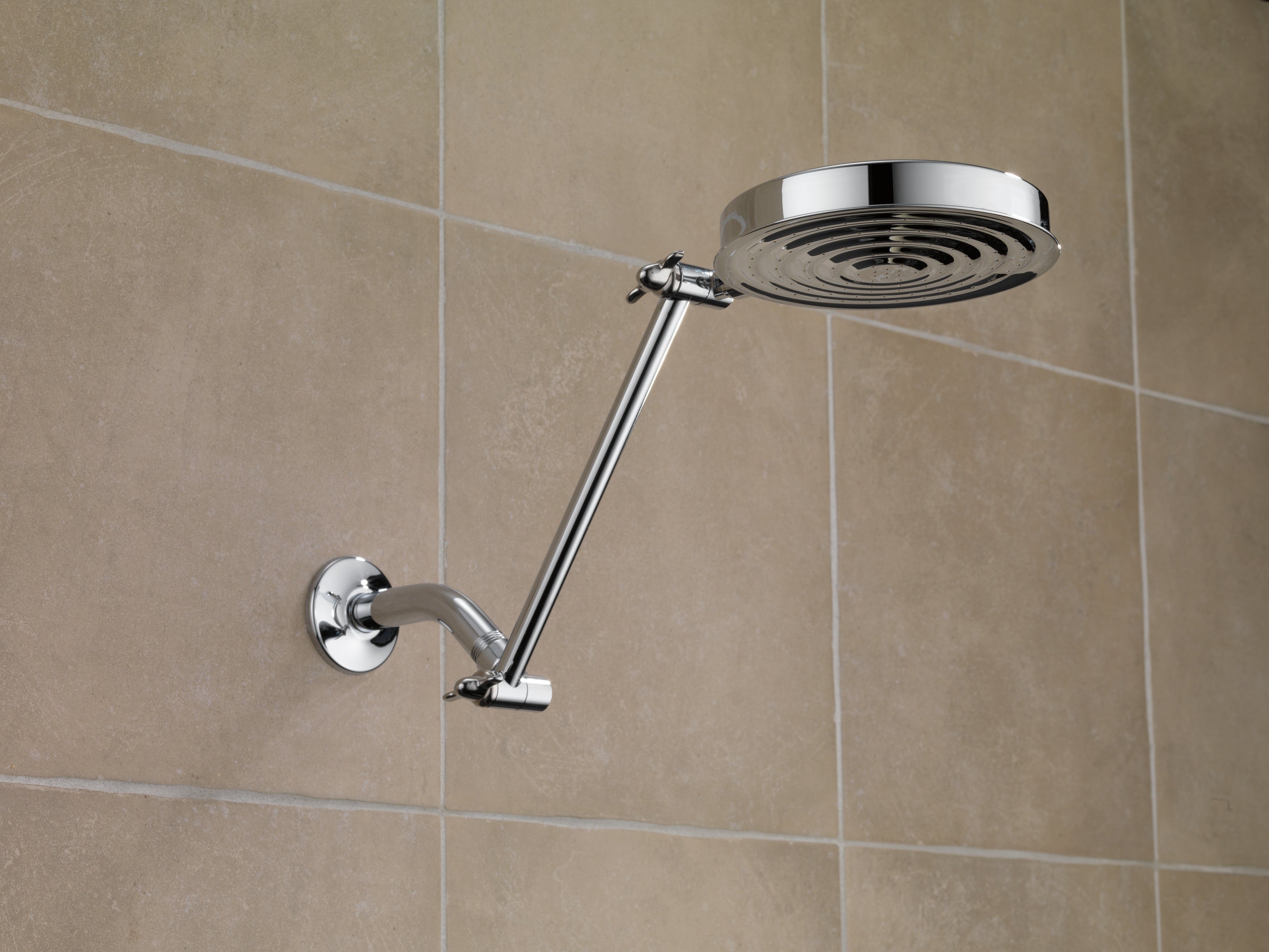 Adjustable Shower Arm - Chrome UA902 PK Delta Replacement - Perfect for Bathroom Renovation & Modern Shower Upgrade