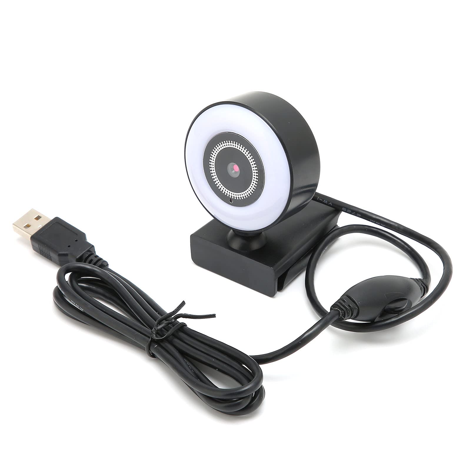 Shanrya 1080P HD Webcam with Built-in Microphone - 5m/16.4ft Pickup Range - USB Computer Camera for Online Teaching, Video Conferencing, Live Streaming & Remote Work (Perfect for Zoom, Teams, Skype)