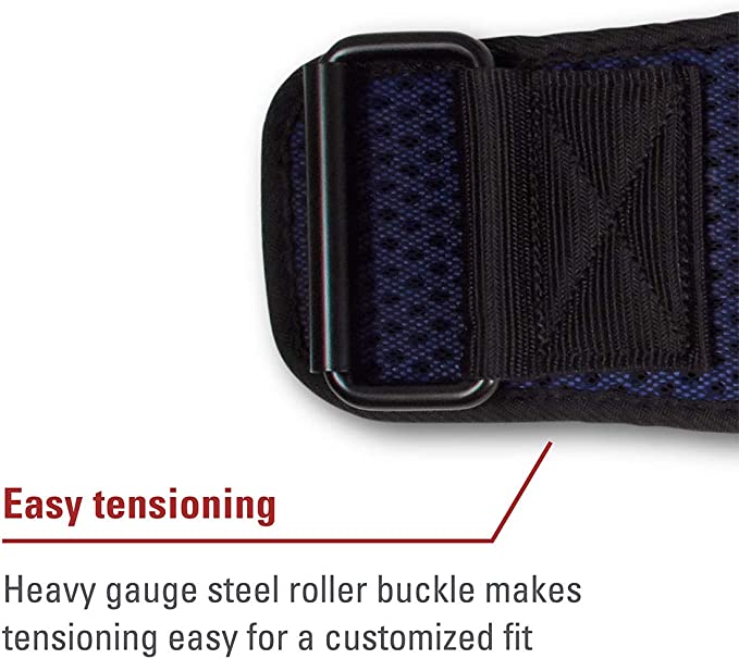 Harbinger Unisex 4.5-Inch Foam Core Weightlifting Belt - Blue | Gym Workout Belt for Powerlifting, CrossFit & Strength Training