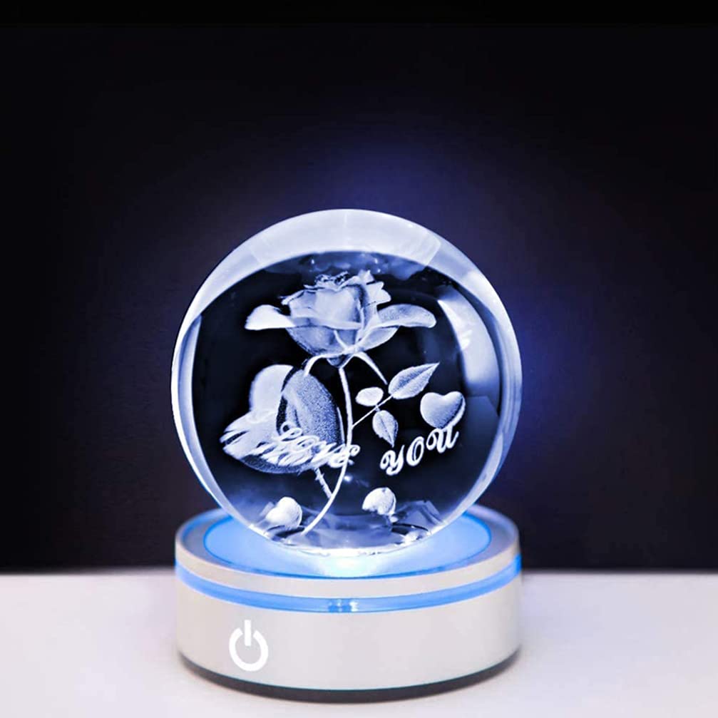 Modern Touch Desk Lamp with Double Layer Round Base - Silver Sphere Design for Home, Office & Bar Decor - Perfect for Reading, Working & Ambient Lighting