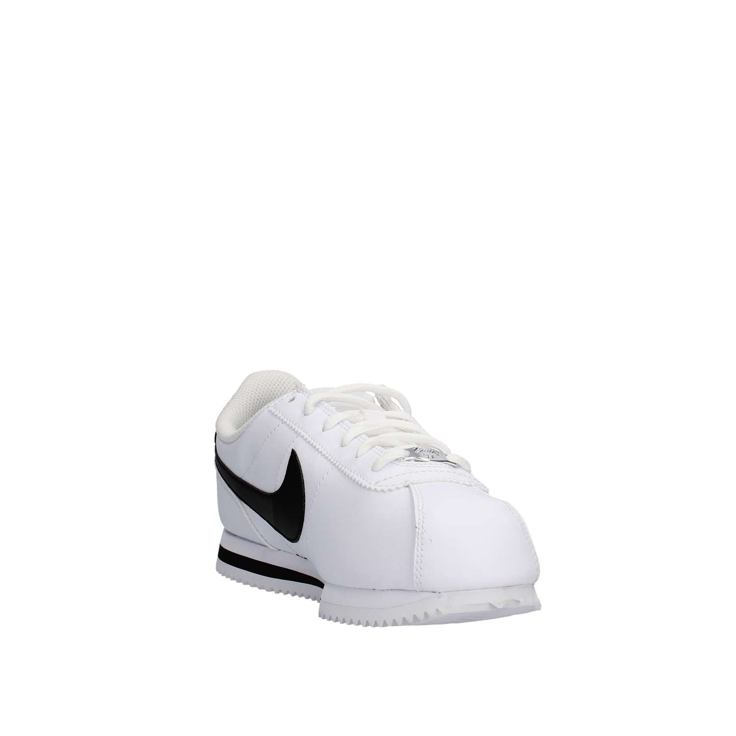 Nike Cortez Basic SL Sneakers for Big Kids - White/Black - Classic Running Shoes for Boys & Girls - Perfect for School, Sports & Casual Wear