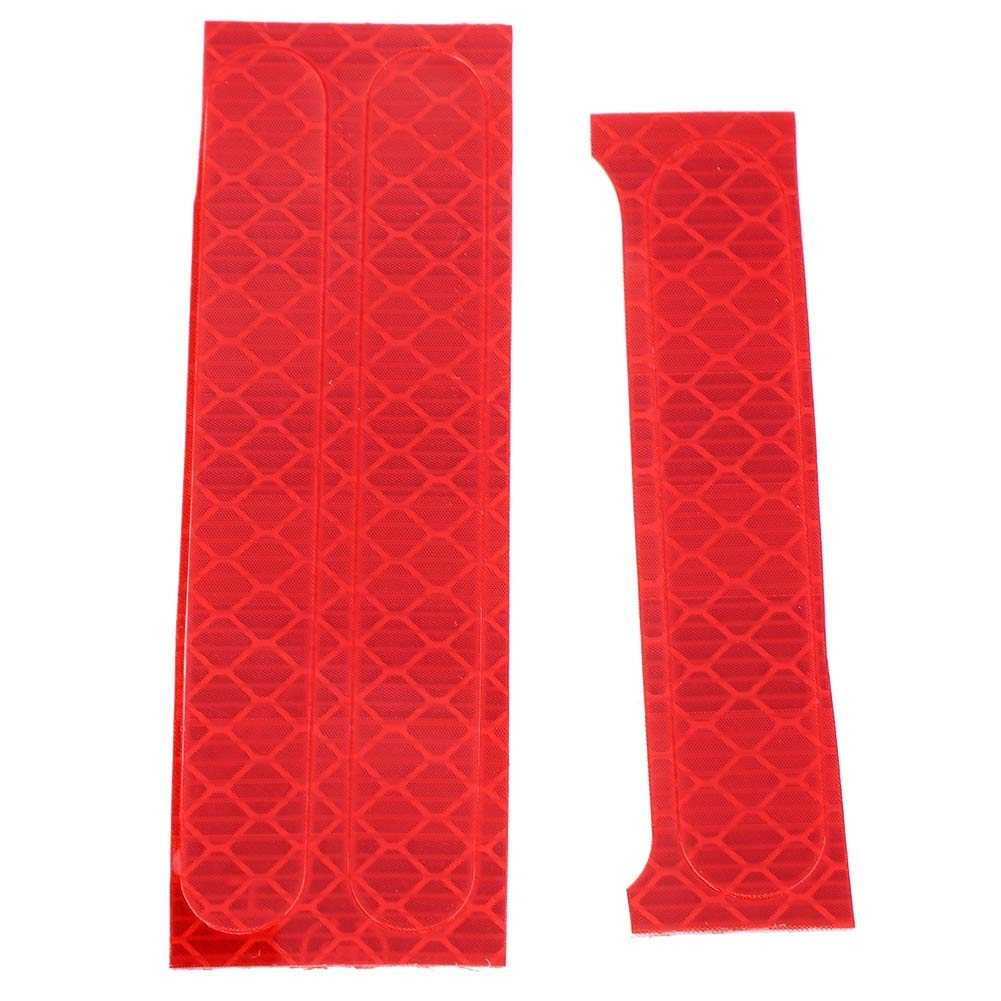 Electric Scooter Reflective Tire Stickers - High Visibility Safety Decals for Night Riding | Waterproof & Easy to Apply | Fashionable Design for Family Scooters (Great for Commuting, Night Safety & Personalization)