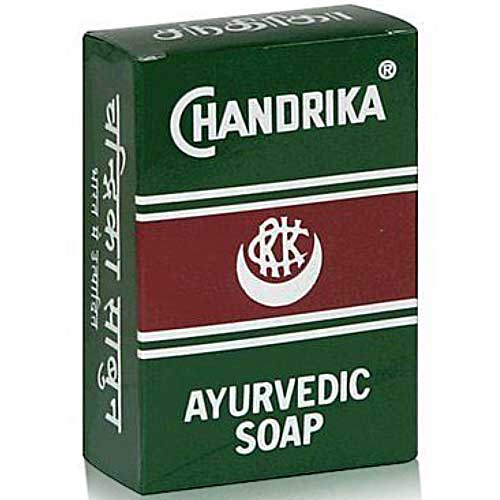 CHANDRIKA Ayurvedic Soap 75g - Natural Herbal Cleansing Bar for Glowing Skin | Made in India | Perfect for Daily Face & Body Wash, Spa Treatments & Ayurvedic Skincare Routine