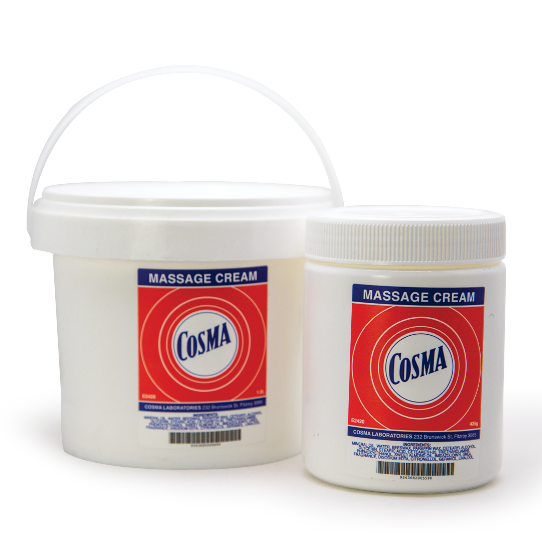 Cosma Massage Cream - Deep Relaxation & Muscle Relief Cream for Professional & Home Use - Perfect for Spa, Massage Therapy & Post-Workout Recovery