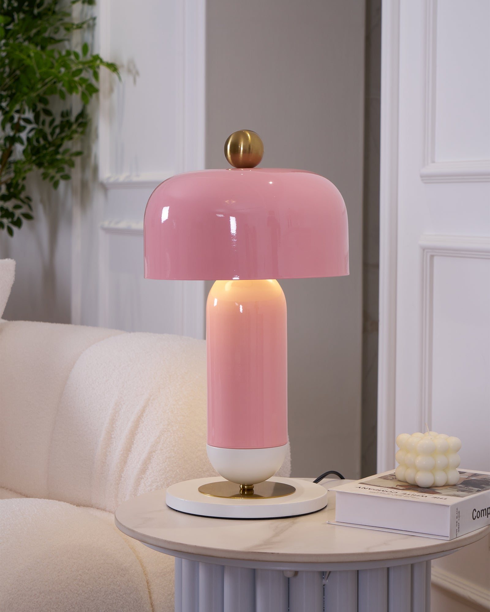 Modern Lulu Table Lamp - Adjustable LED Desk Light for Home Office, Bedroom & Study - Warm White & Cool White Dimmable Lighting for Reading, Working & Relaxing