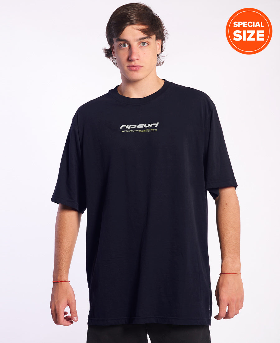 Rip Curl Men's MC RLX New Classic T-Shirt (N8) - Comfortable Cotton Tee for Surfing, Beach & Casual Wear