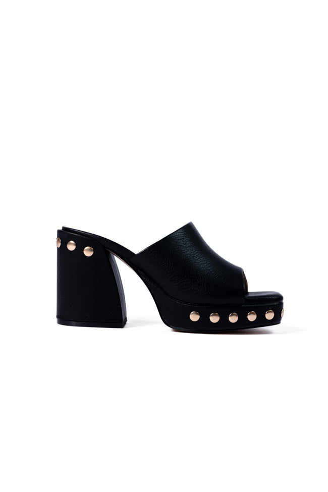 Hunter Black Studded Heels for Women - Stylish Pointed Toe High Heels for Party, Night Out & Special Occasions - Final Sale