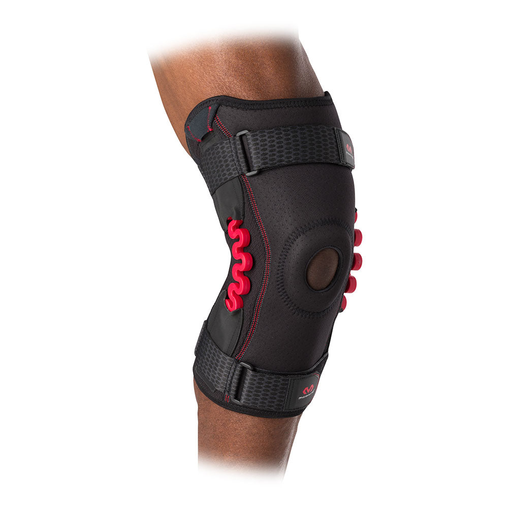 NRG Spring Hinge Knee Brace - Adjustable Support for Running, Sports & Arthritis Relief - Ideal for Active Lifestyles & Joint Pain Management