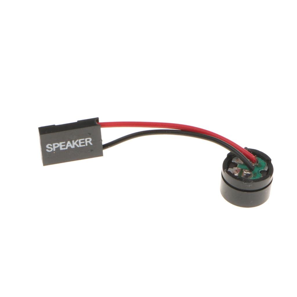 UJEAVETTE® Black PC Motherboard Internal Buzzer Speaker - Compatible with Laptop & Desktop Computers | Ideal for BIOS Beep Codes, System Alerts & Hardware Diagnostics