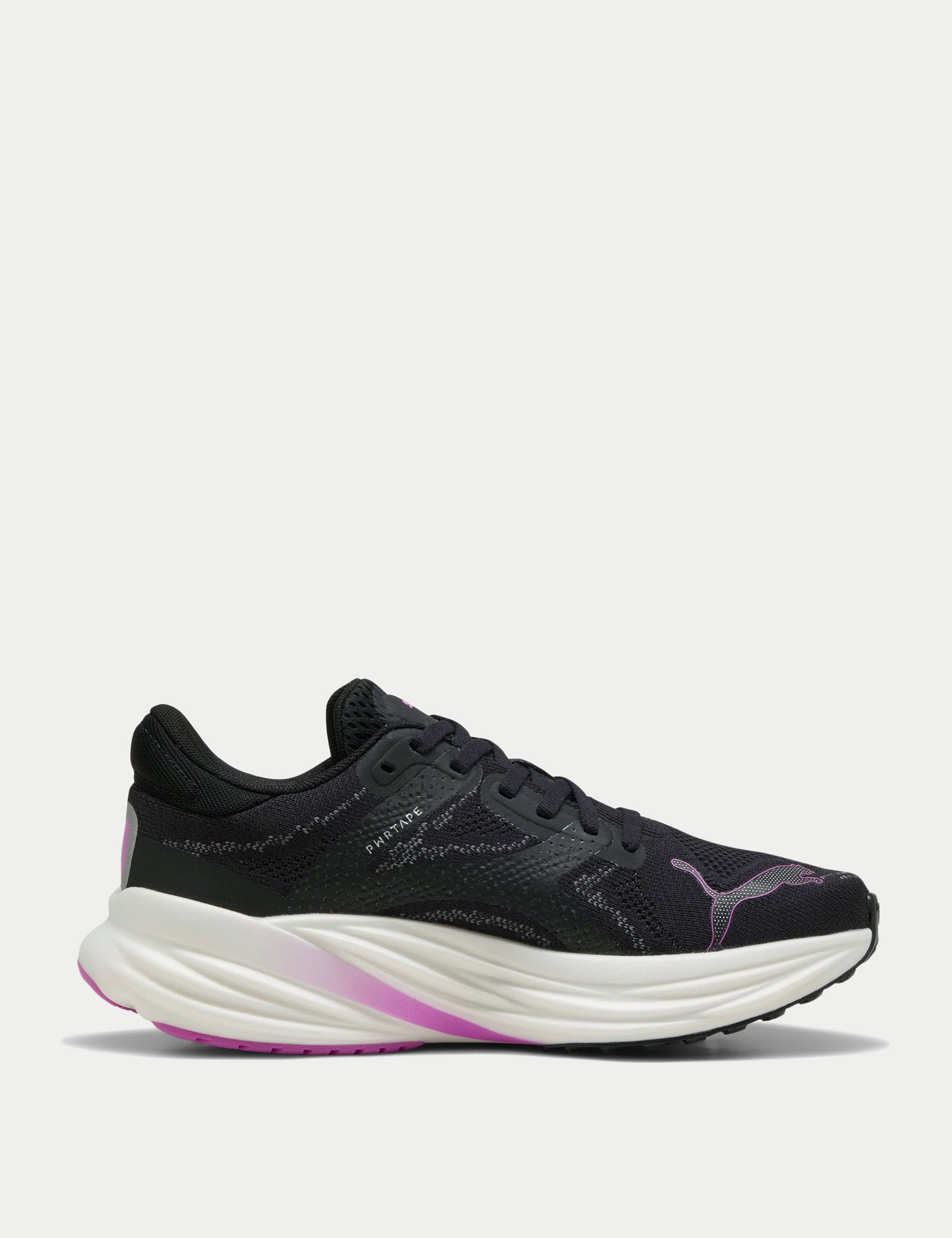 Magnify NITRO 2 Running Shoes for Men & Women - Lightweight Black/Pure Magenta Athletic Shoes for Jogging, Gym Workouts & Outdoor Activities