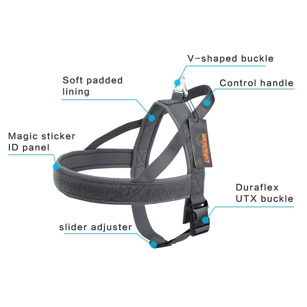 **XS Adjustable No-Pull Dog Harness for Small Puppies - Soft Padded Nylon Pet Collar for Training, Walking & Outdoor Adventures**