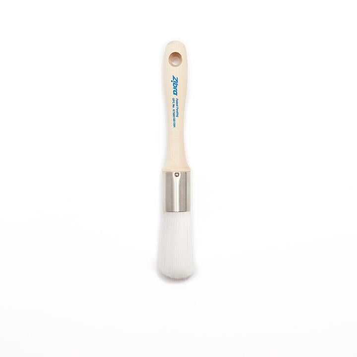Zibra Round Paint Brush (PB100LXR) - Professional Artist & DIY Home Painting Tool for Walls, Canvas & Crafts