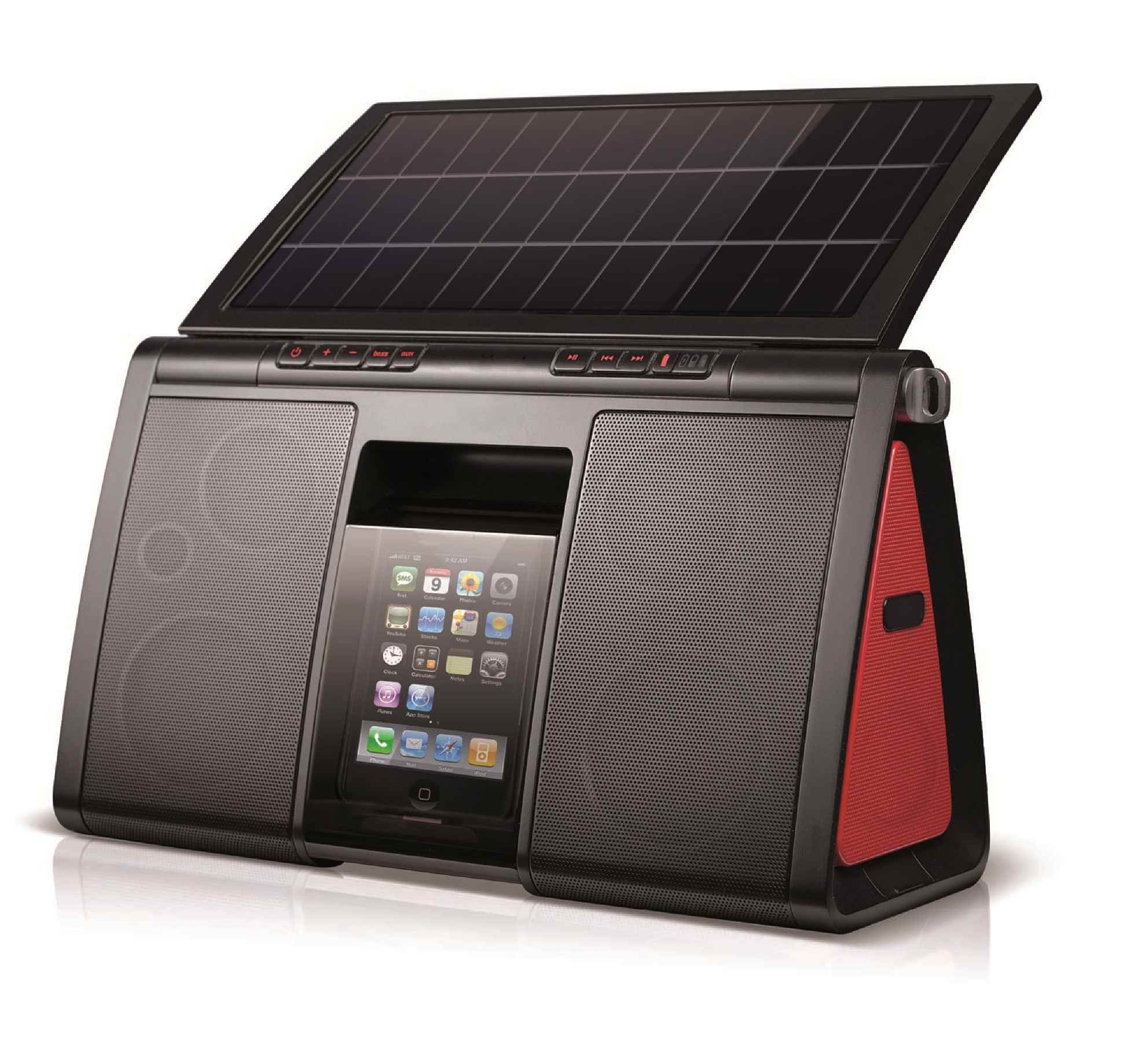Eton Soulra XL Solar Powered Bluetooth Speaker for iPhone, iPod & Devices - Portable Outdoor Wireless Sound System for Beach, Camping, Hiking (NSP500B)
