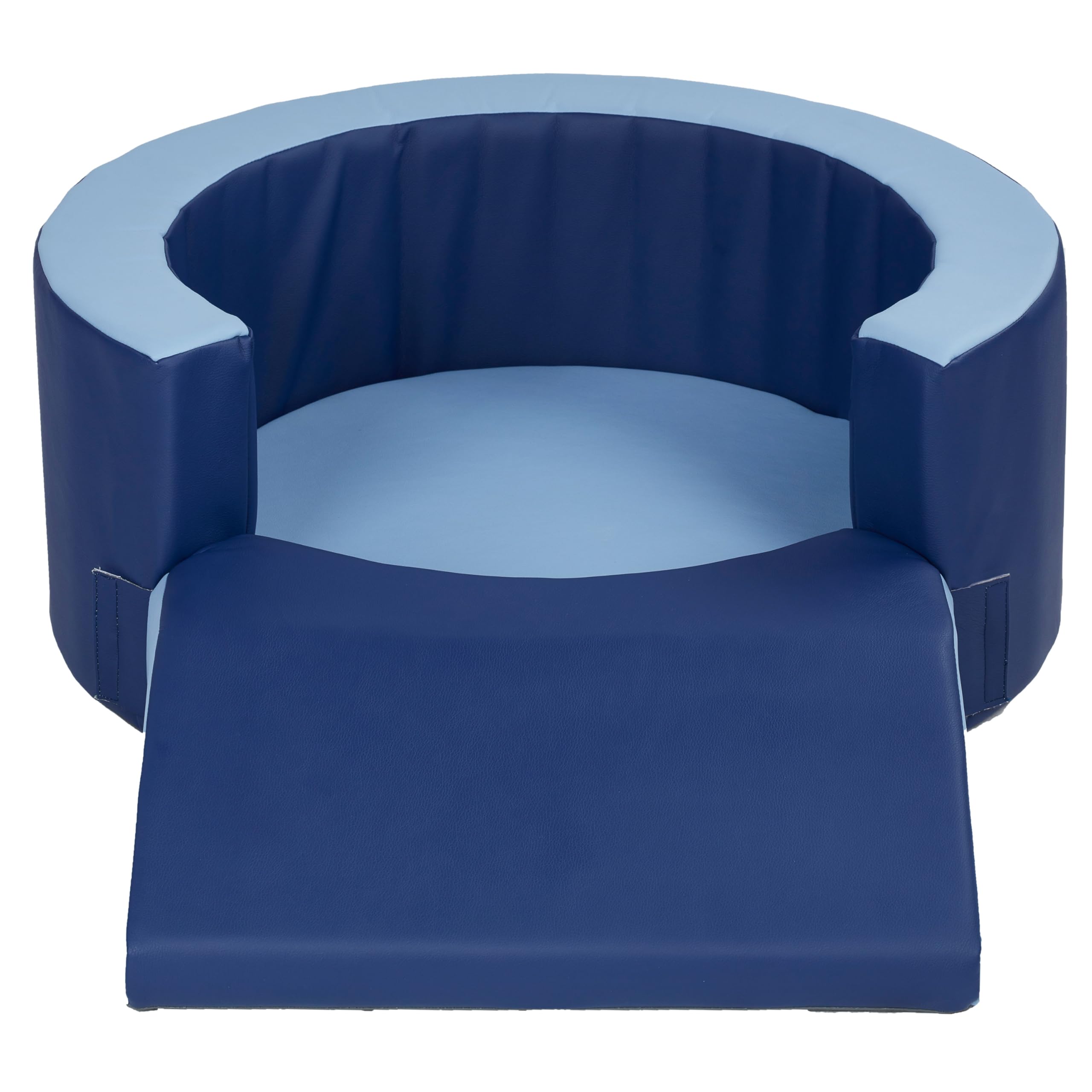 SoftScape Lil Personal Space Foam Retreat for Babies & Toddlers - Navy/Powder Blue | Cozy Safe Play Area for Reading, Snacking & Relaxing | Perfect for Nursery, Daycare & Home Playrooms