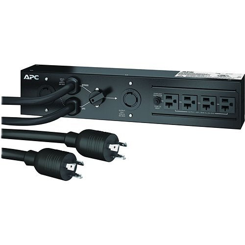 APC SBP3000RM Service Bypass Panel PDU with NEMA 5-20R Outlets, 120V 30A Power Distribution Unit - Ideal for Data Centers, Server Rooms & Network Racks