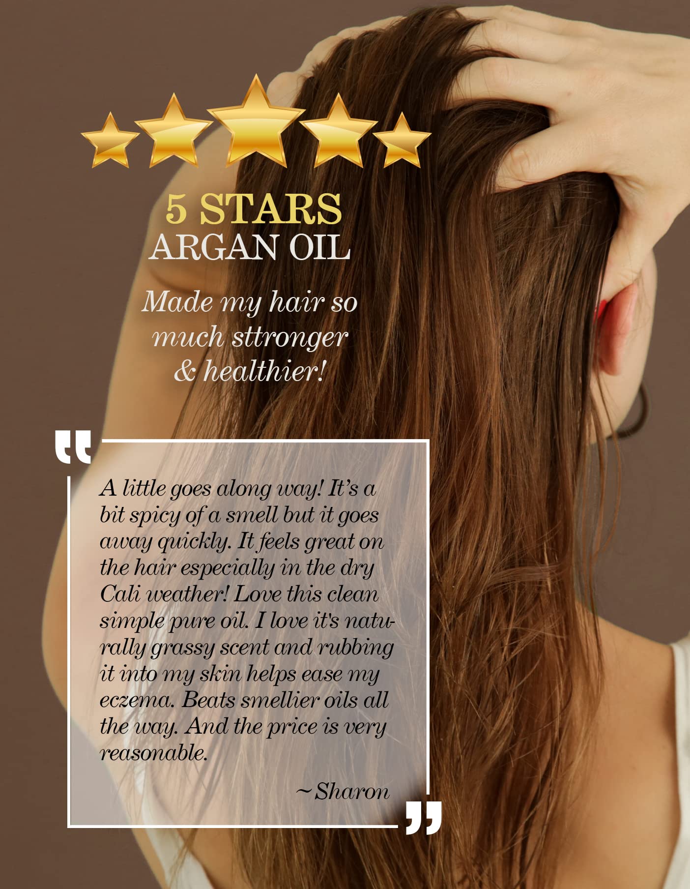 Ethereal Nature 99% Natural Hair Oil Blend with Argan Oil - 7.10 Fl Oz for Dry, Damaged Hair & Scalp Care | Nourishing Treatment for Shine & Growth | Perfect for Daily Use & Styling