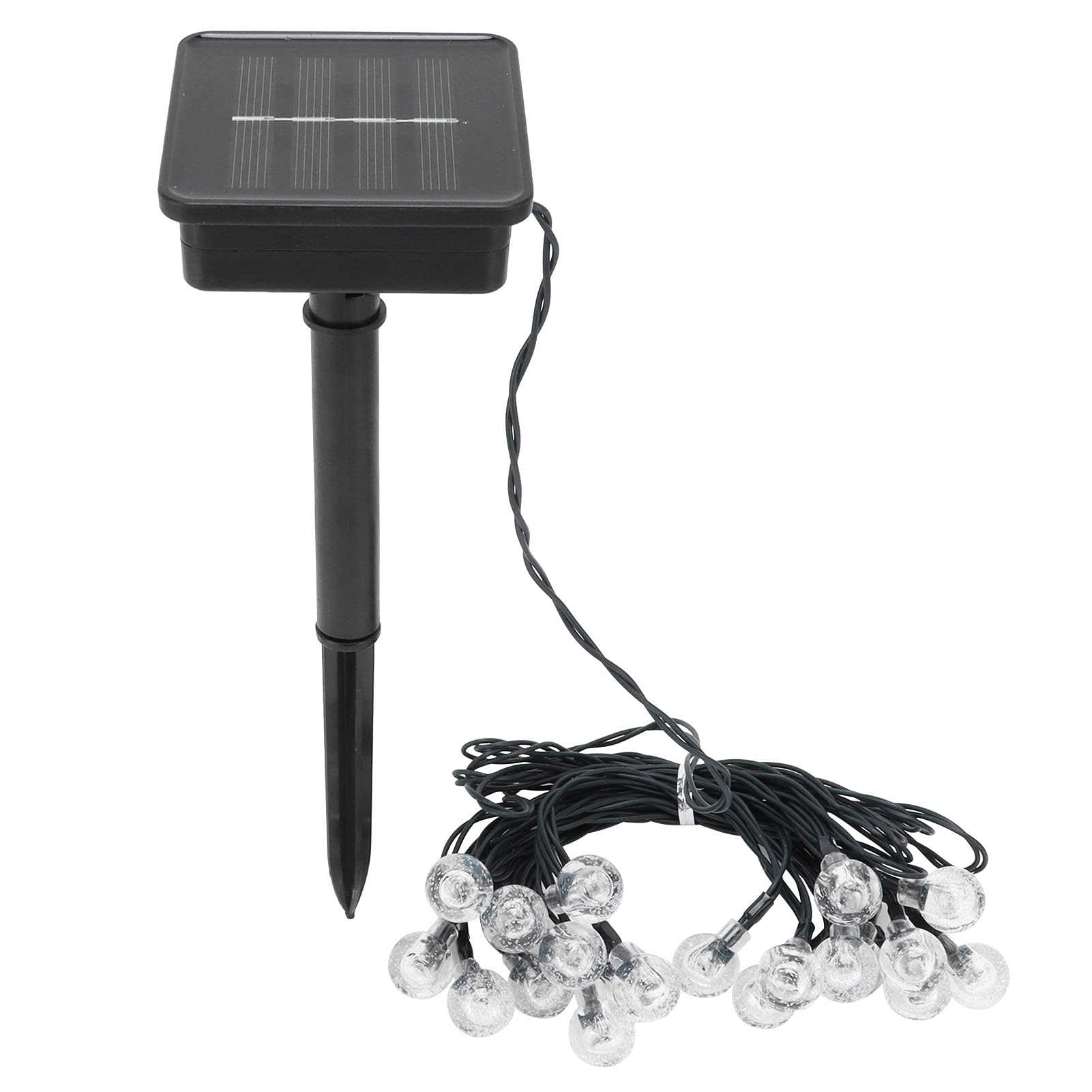 Acouto 20LED Solar String Lights Outdoor Waterproof - 8 Lighting Modes, Warm White Solar Powered Fairy Lights for Garden, Patio, Courtyard, Wedding & Party Decoration | Perfect for Outdoor Terrace, Backyard, Pergola and Evening Ambiance