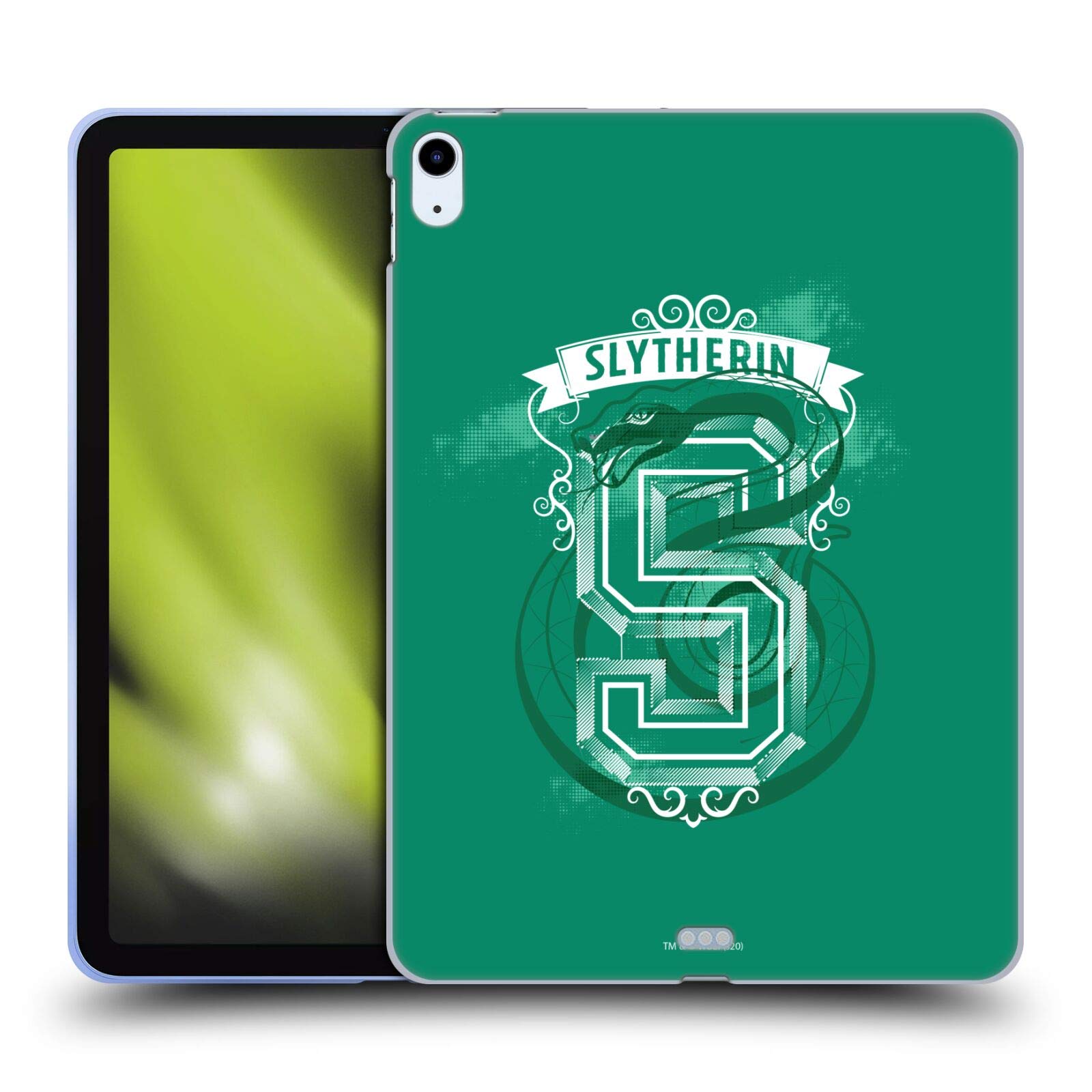 Head Case Designs Officially Licensed Harry Potter Slytherin Deathly Hallows XVIII Soft Gel Case for iPad Air 2020/2022 - Protective Cover for School, Work & Travel