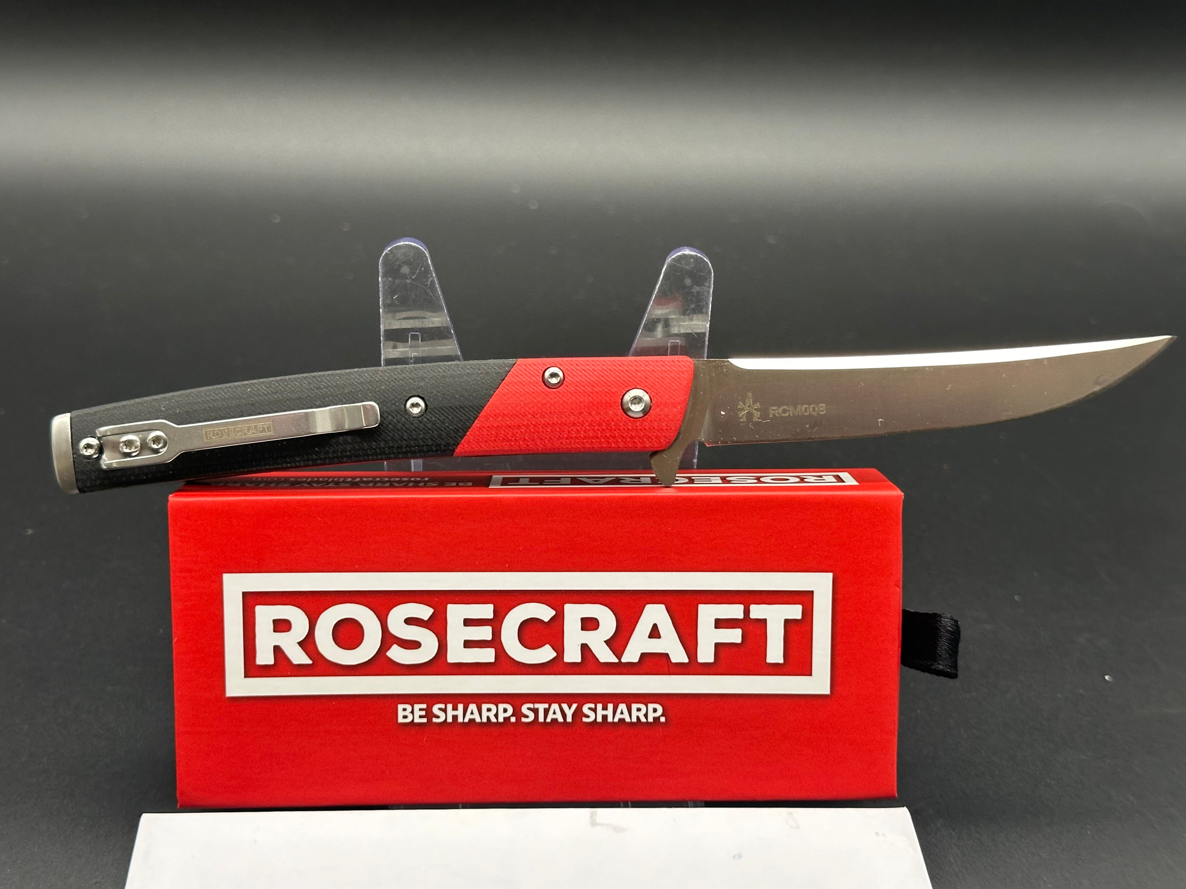 RoseCraft Blades Skink Folding Pocket Knife RCM008 - EDC Outdoor Camping Hunting Survival Tool