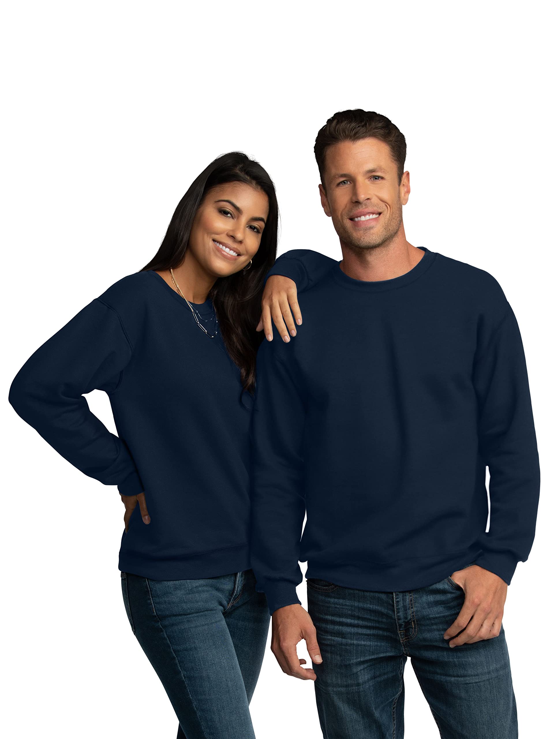Fruit of the Loom Men's Big and Tall Fleece Crewneck Sweatshirt - Soft & Comfortable Pullover for Casual Wear, Lounge & Outdoor Activities