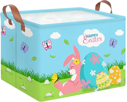 Pink Rabbit Easter Basket