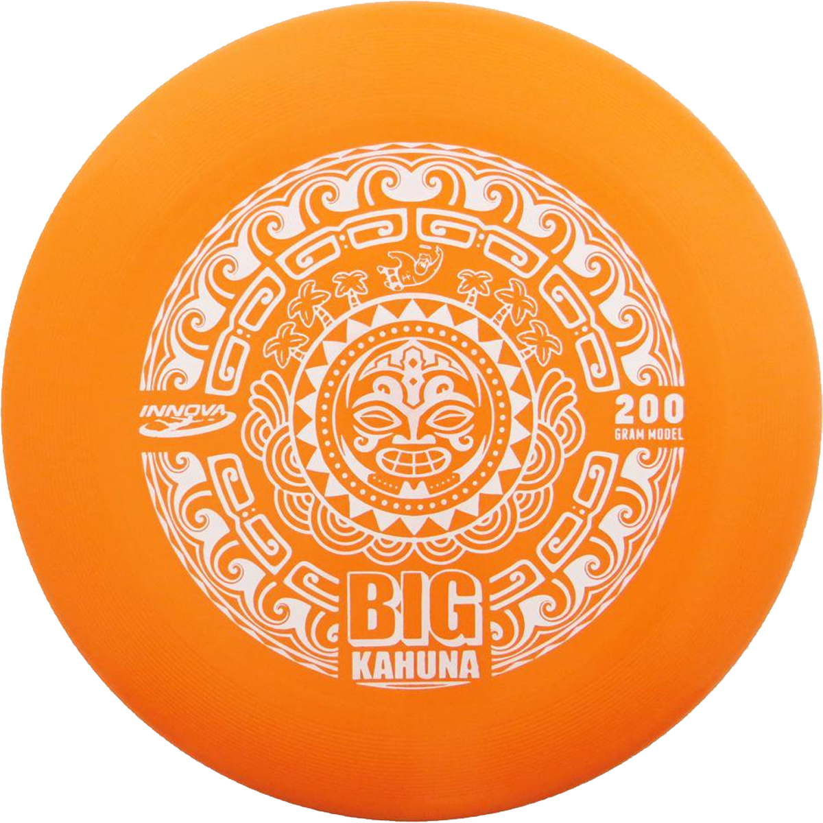 Big Kahuna Ultimate Disc Tiki - Premium Flying Disc for Beach Games, Backyard Fun & Outdoor Activities - Colorful Hawaiian Themed Frisbee for Adults & Kids