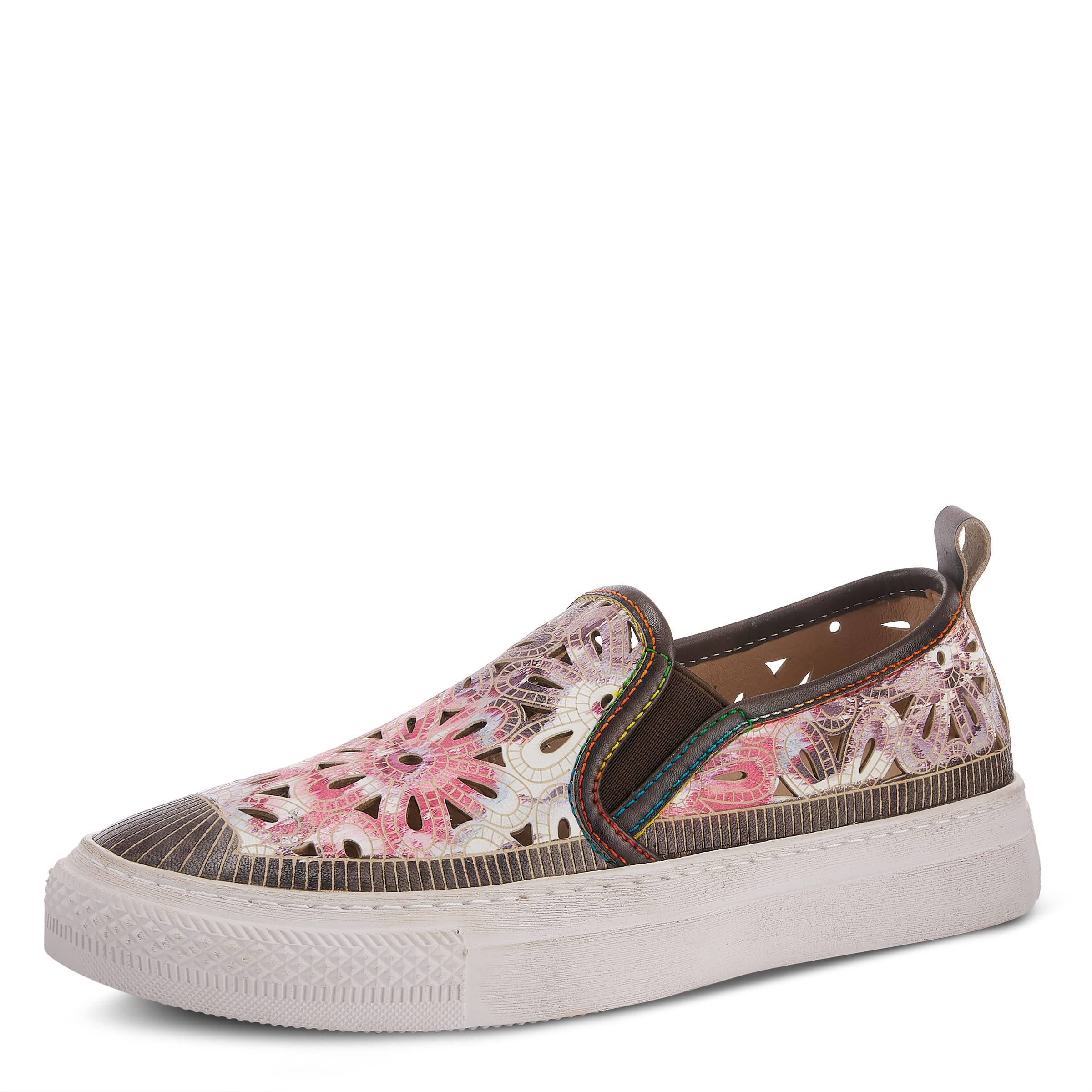 Spring Step L'Artiste Women's Denofeden Comfortable Slip-On Sneakers - Casual Walking Shoes for Women with Memory Foam, Fashionable Work Shoes for Nurses & Teachers