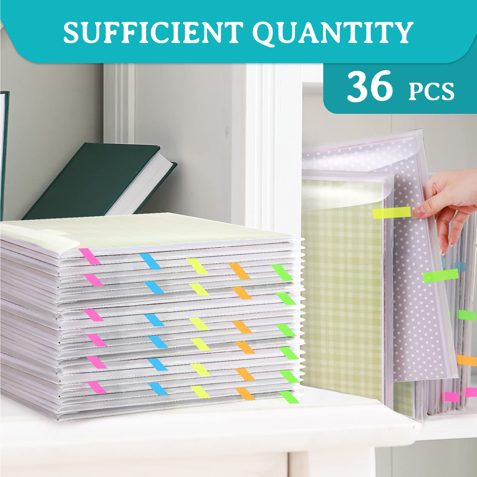 Caydo 24-Piece Scrapbook Paper Organizer with Buckle Design - Holds 12x12 Inch Scrapbook Paper, Vinyl & Cardstock - Includes 60 Sticky Index Tabs - Perfect for Crafting, Scrapbooking & Paper Storage Organization
