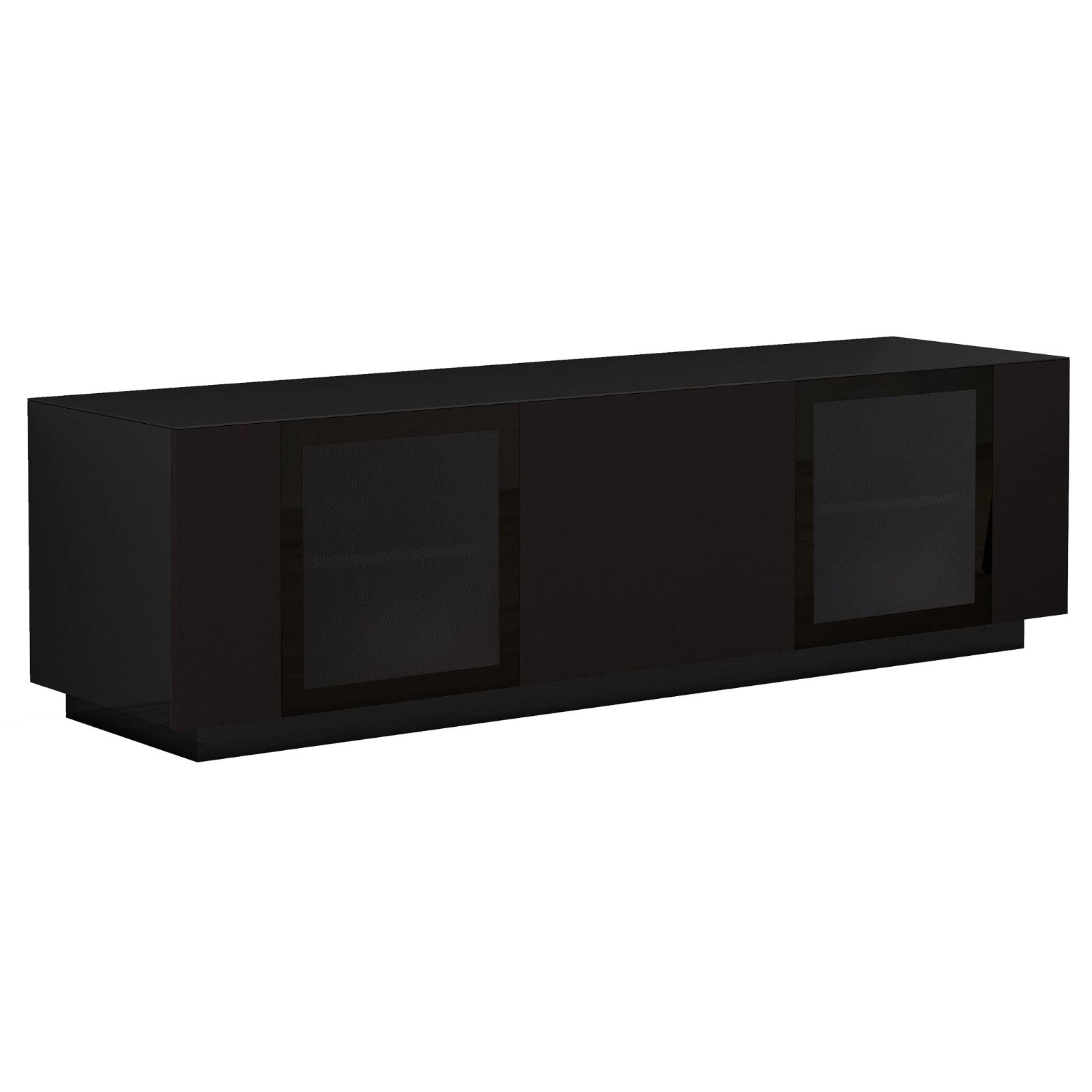Tauris PLATINUM 225cm Black Home Theater TV Stand - Perfect for Living Room Entertainment Systems & Home Theater Setups