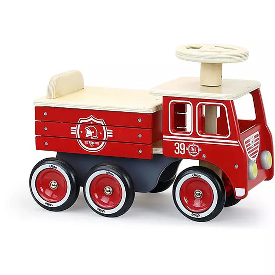 Kids Ride On Fire Truck Toy - 12V Battery Powered Fire Engine with Lights & Sounds - Perfect for Outdoor Play, Birthday Gifts & Pretend Play for Toddlers