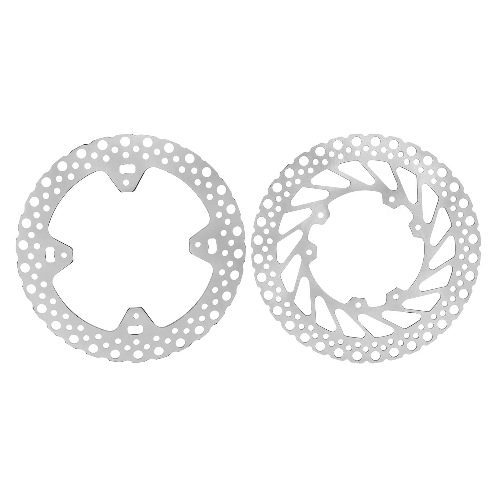Stainless Steel Motorcycle Brake Disc Set - 1 Pair 240mm Front & Rear Brake Rotors for Honda CR125R CR250R CRF250R CRF450R - Durable Replacement Disc Brakes for Off-Road & Motocross Racing