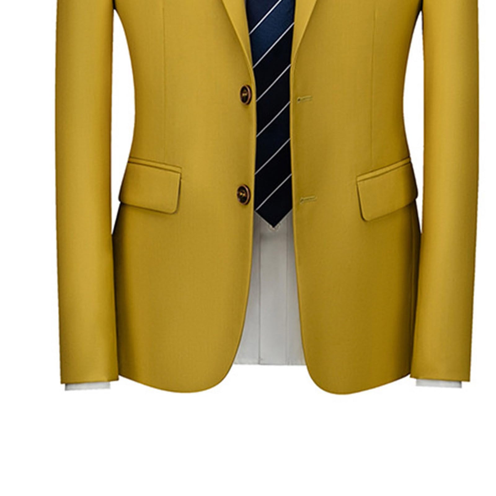 Men's Slim Fit 2-Piece Suit Set with 2-Button Blazer & Dress Pants - Wedding, Business & Casual Wear | Office Attire, Formal Events & Special Occasions