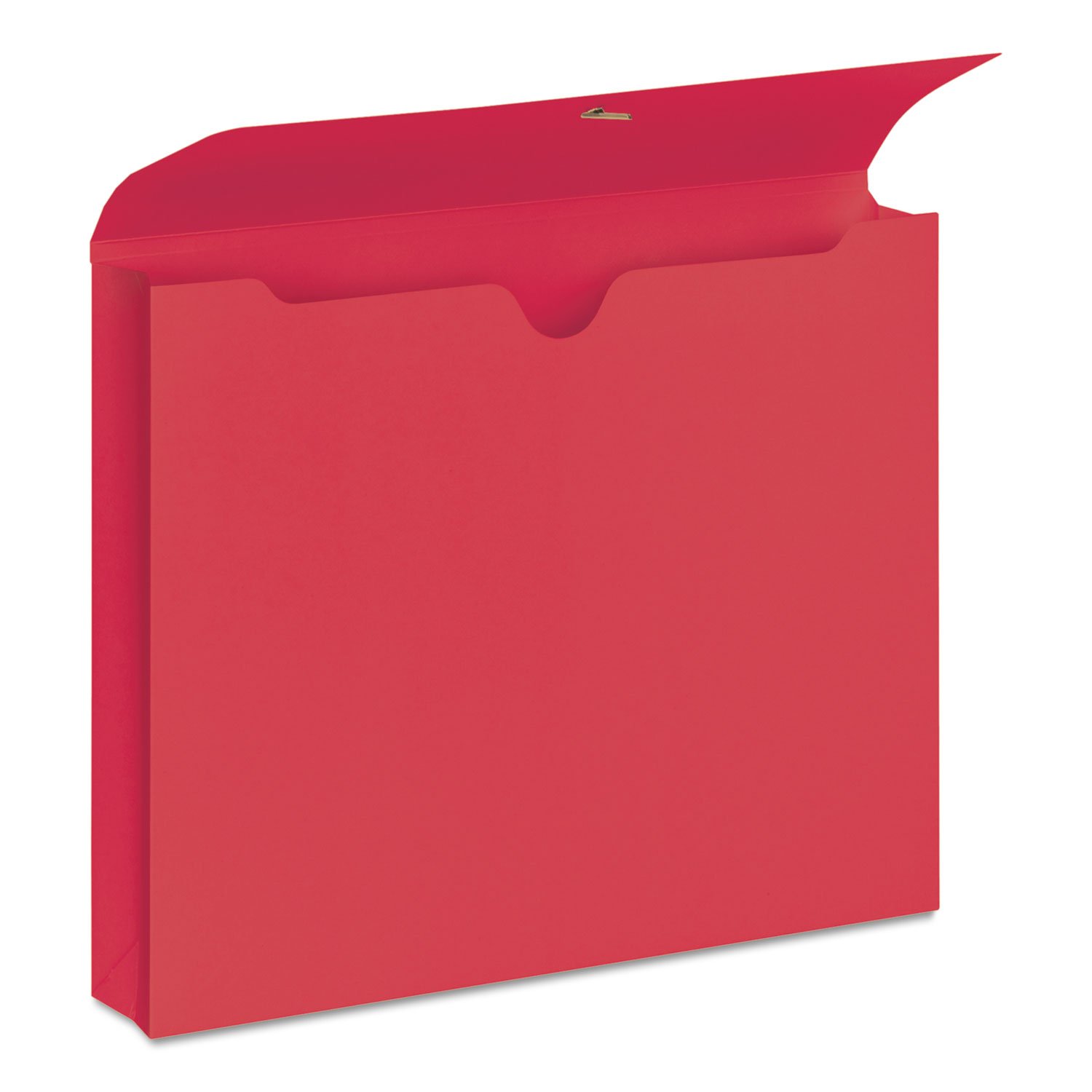 Smead 77205 2-Inch Expanding File Wallet with String Tie - Letter Size, Red (10-Pack) - Perfect for Office Organization, School Supplies & Document Storage