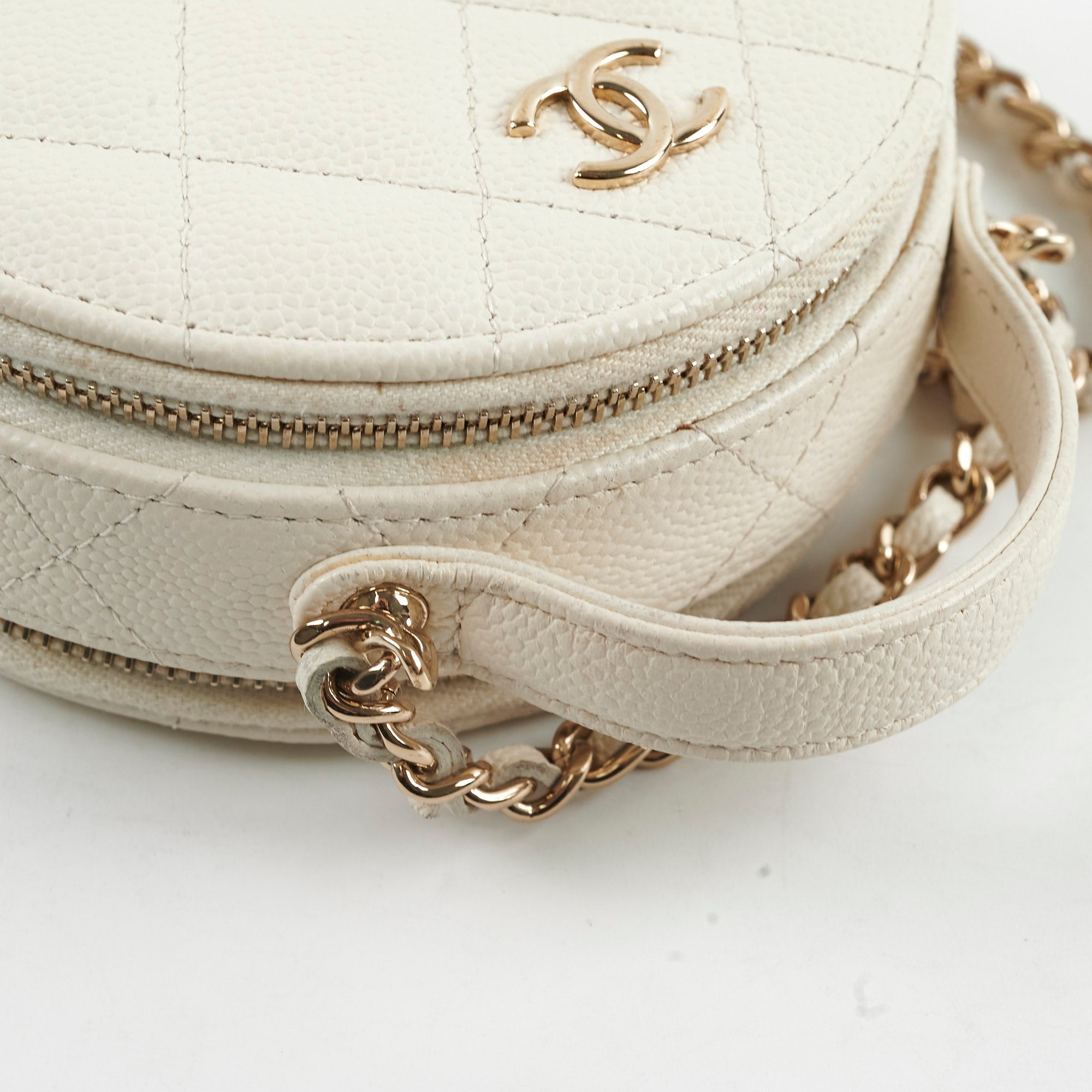 Chanel Small Round White Crossbody Bag Series 31 - Luxury Designer Shoulder Purse for Women | Perfect for Date Night, Parties & Everyday Use