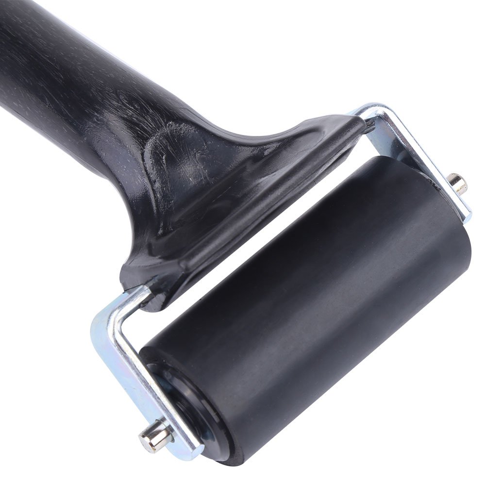 Walfront 2.36 Inch Rubber Brayer Roller - Paint Brush & Ink Applicator for Art, Craft & Oil Painting - Perfect for Printmaking, Block Printing & DIY Projects