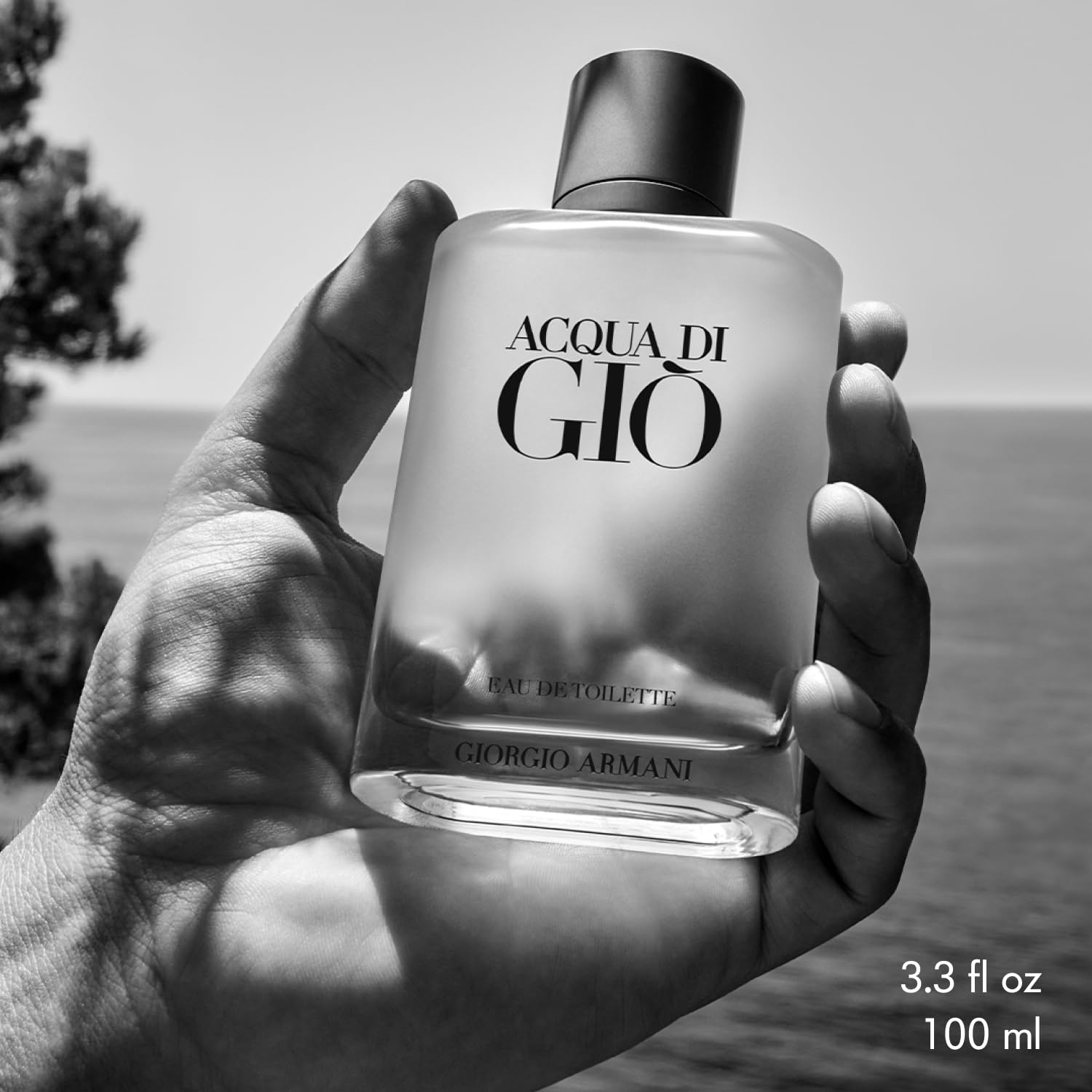Armani Beauty Acqua di Giò Eau de Toilette Cologne for Men - Long Lasting Fragrance with Bergamot, Jasmine, White Musk, Patchouli & Cedarwood Notes - Perfect for Date Night, Office Wear & Special Occasions