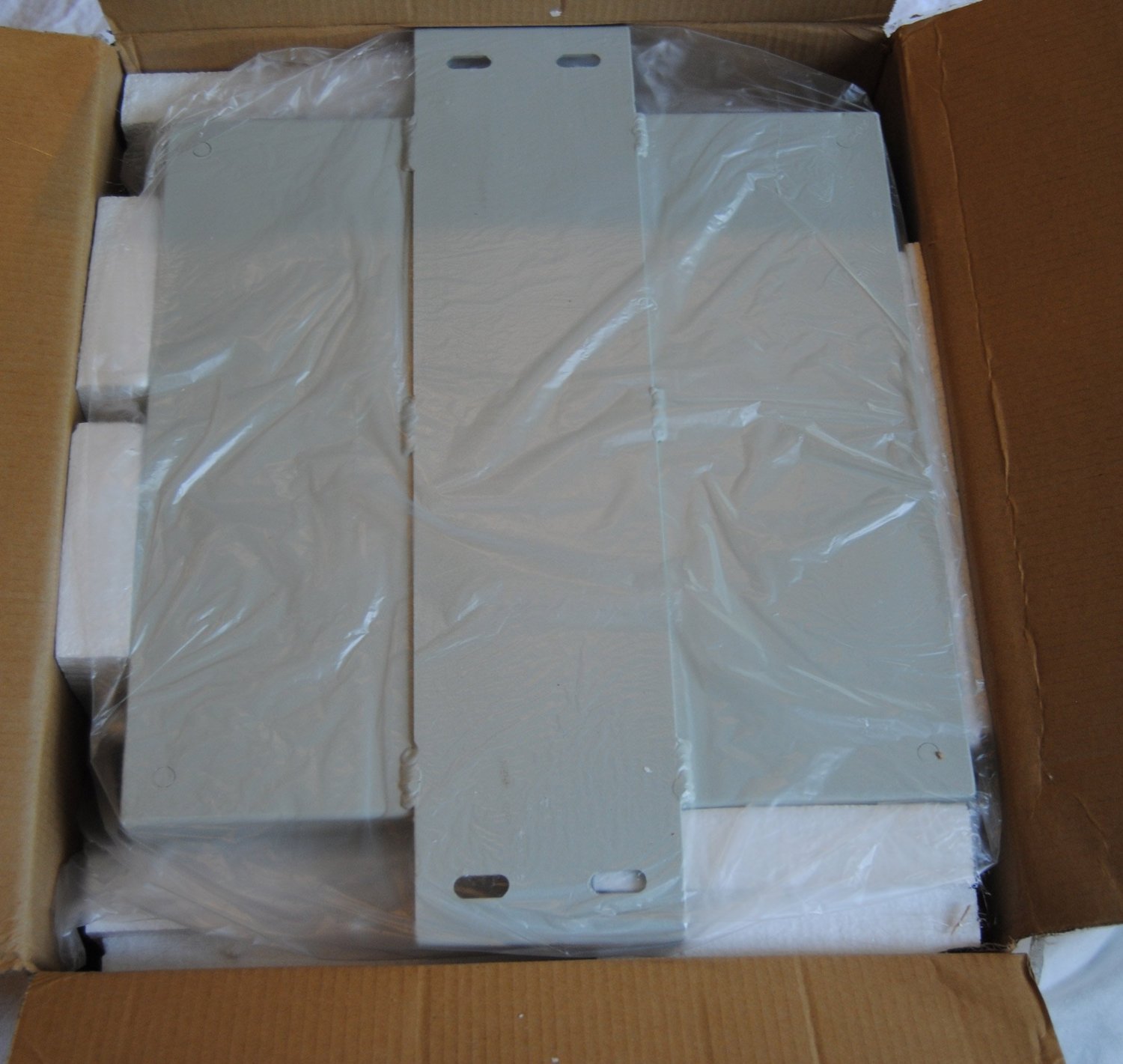 NEMA 4X Waterproof Aluminum Electrical Enclosure 17x17x10 Inch with Back Plate - Light Beige - Ideal for Outdoor Battery Storage & Industrial Electrical Equipment Protection