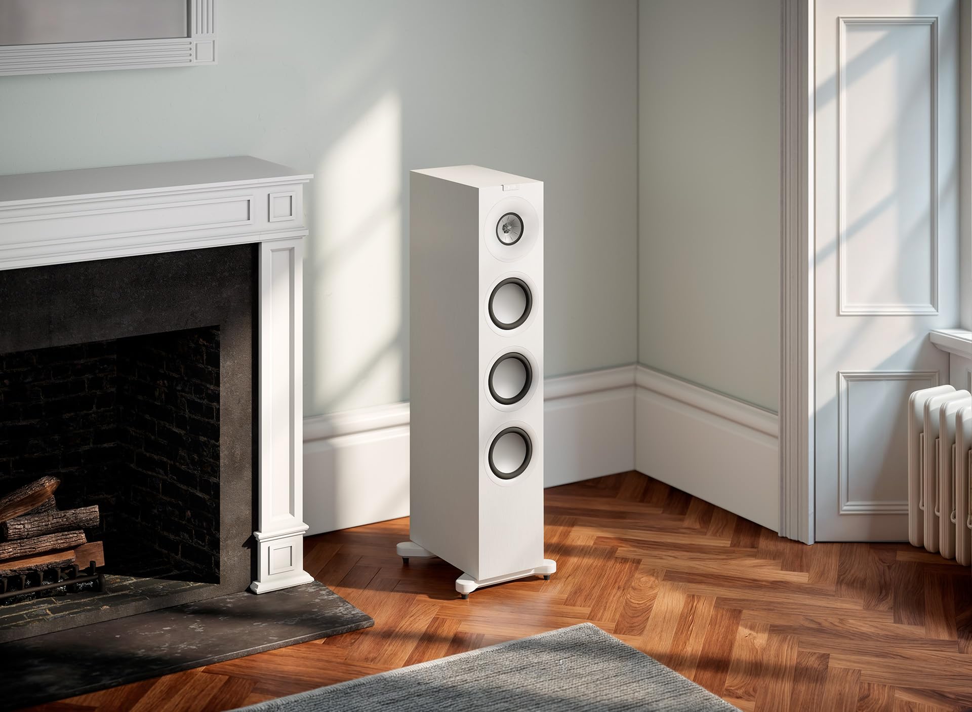 KEF Q11 Meta Floorstanding Speaker - Premium Walnut Finish | High-Fidelity Home Audio for Living Room & Theater | Pair (2 Speakers)
