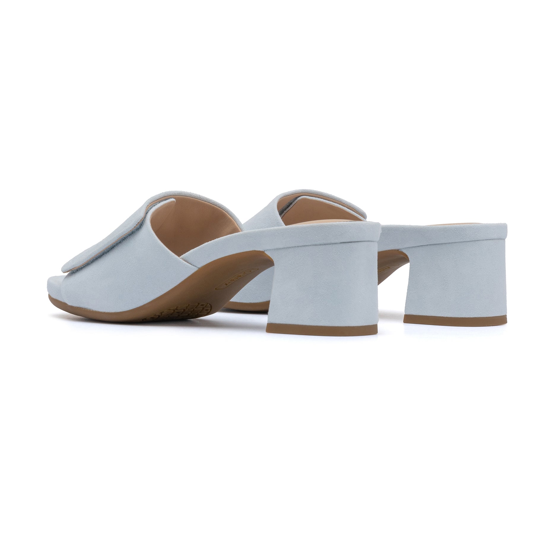 Abeo Avenue Slide Light Blue Women's Comfortable Sandals for Walking, Beach & Casual Wear