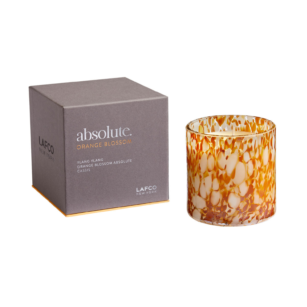 Absolute Orange Blossom Scented Candle - Natural Soy Wax Aromatherapy Candle for Home, Spa & Relaxation | Perfect for Bedroom, Bathroom & Meditation