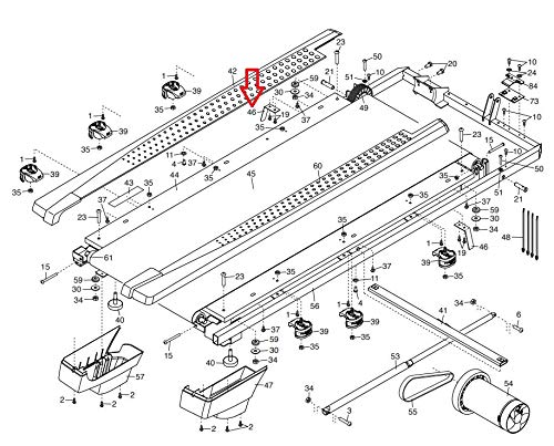 Hydra Fitness Exchange Belt Guide 198639 - Compatible with Epic FreeMotion & Gold's Gym Treadmills | Treadmill Maintenance & Repair Part for Home Gyms