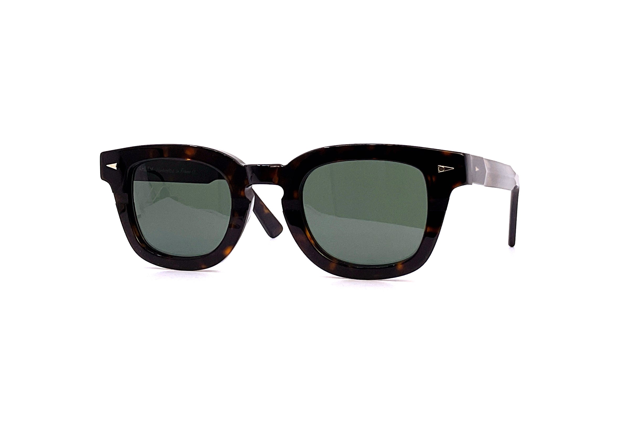 Ahlem Champ de Mars Sunglasses - Dark Tortoise Frame - UV Protection & Polarized Lenses for Outdoor Activities, Driving, and Beach Vacations