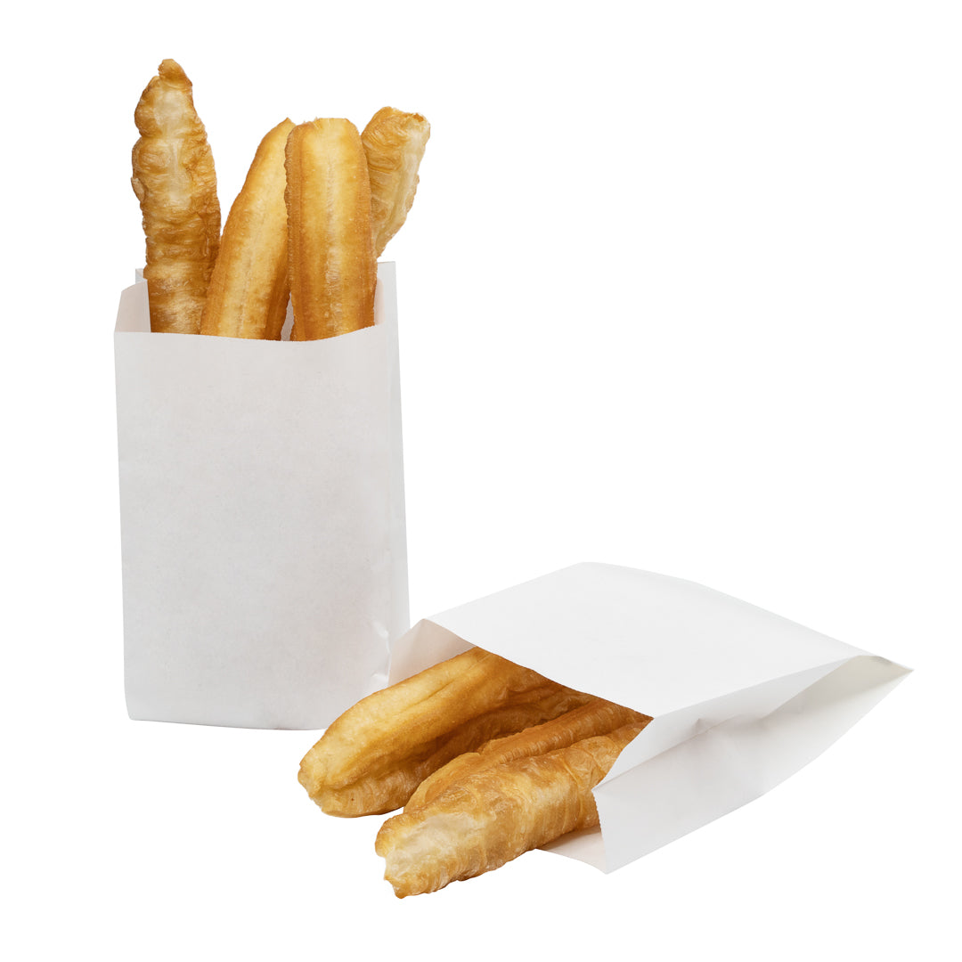 Premium White Paper French Fry & Snack Bags - 5