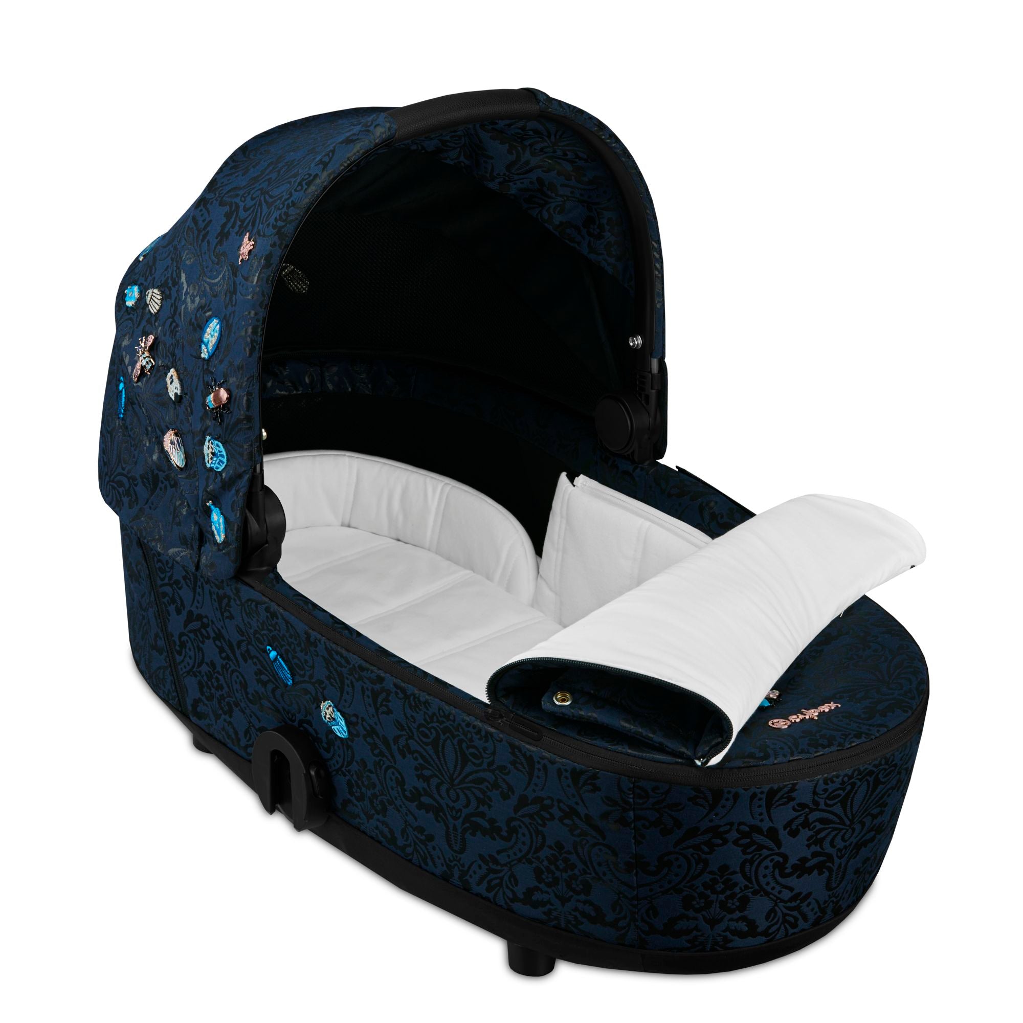 Cybex Mios Lux Carry Cot - Premium Baby Stroller with Jewel of Nature Design | Perfect for Newborns, Travel & Everyday Use