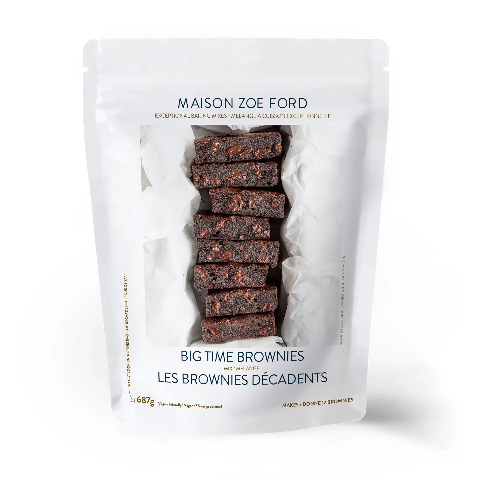 MAISON ZOE FORD Big Time Brownies - Gourmet Chocolate Brownie Mix for Baking | Perfect for Parties, Gifts & Dessert Lovers