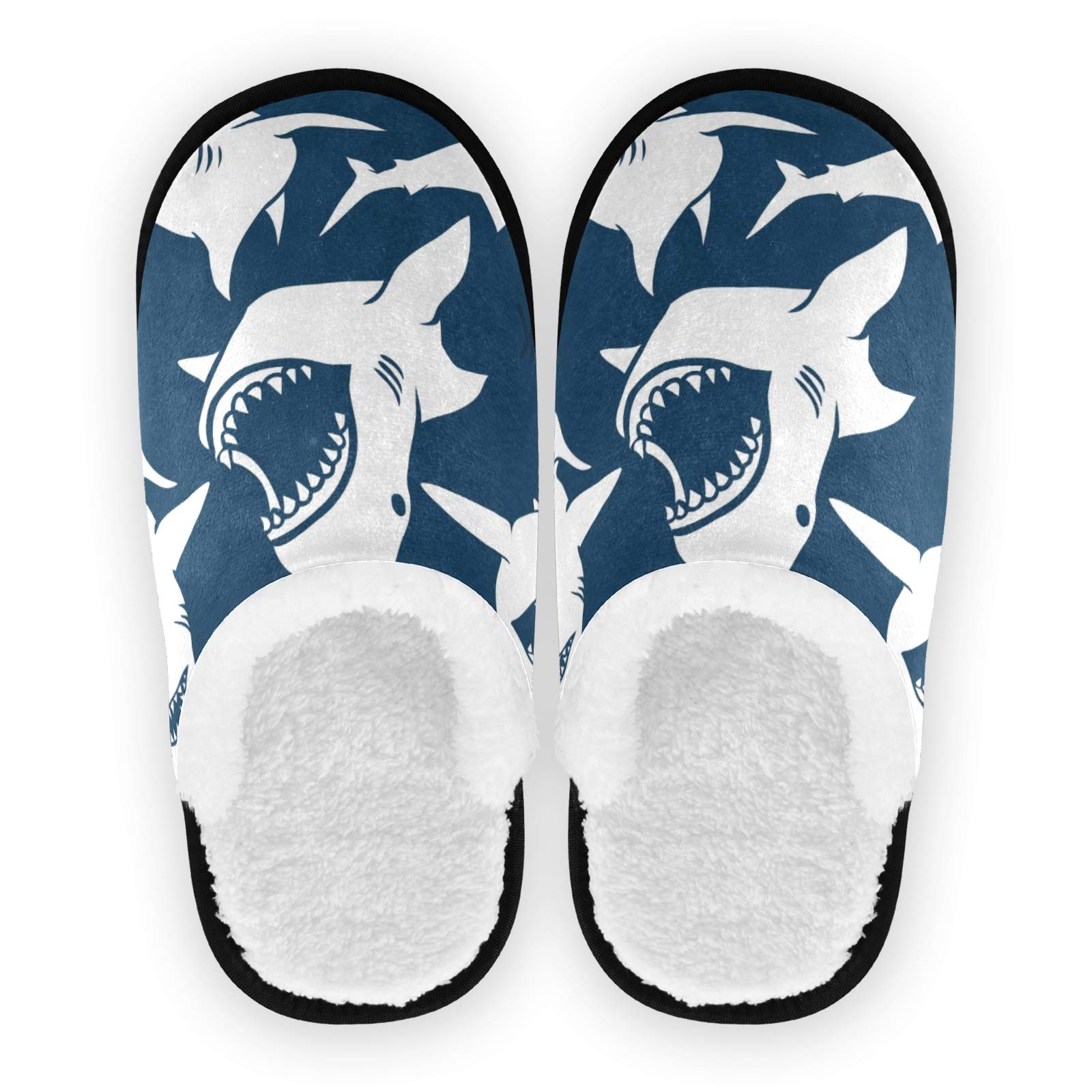 ALAZA Non-Slip Abstract Octopus Slippers for Men & Women - Comfortable Home, Hotel, Spa & Travel House Shoes for Indoor & Outdoor Use